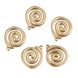 5pcs Stainless Steel Thread Charms Connectors Jewelry Accessories