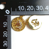 5pcs CZ Horse Pendant Brass Charms Men Women Necklace Party