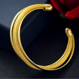 5pcs Women Bracelet Cuff Jewelry High Adjustable Bangles