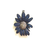 5pcs Flower Charm for Women Bracelet Making Colorful Dainty Pretty Pendant