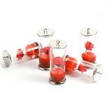 5pcs Dried Flower Glass Bottles Charms for Jewelry Making DIY