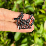 5pcs God is Good Charms CZ Paved Bracelets Pendant
