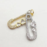 5pcs Silver Love Heart Hollow Pendant for Girls Pretty Charms