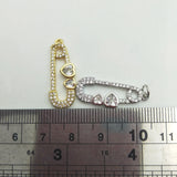 5pcs Silver Love Heart Hollow Pendant for Girls Pretty Charms