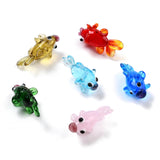 5pcs Goldfish Lampwork Beads Animal Loose Jewelry Beads for DIY Accessories