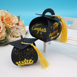 5pcs Doctoral Hat Graduation Season Candy Box