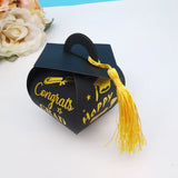 5pcs Doctoral Hat Graduation Season Candy Box