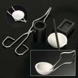 5pcs Graphite Crucible Set Silver Torch Melting Kit Tool Graphite Ingot Mold Set