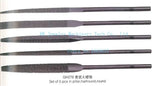 5pcs Half Round Wax File Jewelry Tool for Carving and Filing