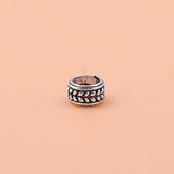 5pcs Hand-woven DIY Silver Bracelet Beads
