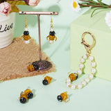 5pcs 3D Lampwork Bees Octopus Beads for DIY Jewelry Making
