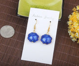 5pcs Cloisonne Enamel Filigree Beads DIY Jewelry Making Findings