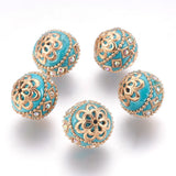 5pcs Round Clay Beads for DIY Jewelry Making Bracelet Earring Decor