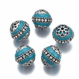 5pcs Round Clay Beads for DIY Jewelry Making Bracelet Earring Decor
