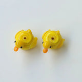 5pcs Lampwork Duck Shape Beads For DIY Bracelet Making