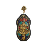 5pcs Vintage Wood Resin Necklace Pendant Nepal Buddhist Bohemian Boho Jewelry