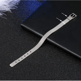 5pcs Adjustable Stainless Steel Mesh Bracelet, DIY Accessory