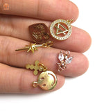 5pcs CZ Plated Pendant Jewelry Set for Women