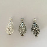 5pcs Hollow Drop Beads Lockets Floating Charms Cage Pendant 3 colors 5pcs/lot