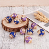 5pcs Alloy Round Bead for DIY Jewelry Making 19~20x18~19mm, Hole: 2mm