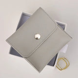 5pcs Leather Jewellery Pouch Bag Earrings Ring Bracelet Storage Bag