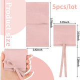 5pcs Microfiber Jewelry Pouch Gift Packaging Bag