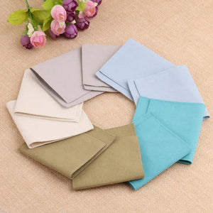 5pcs Velvet Jewelry Gift Bags 8x8cm Wedding Christmas Rings Neckalce Envelope