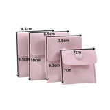 5pcs Flannelette Jewelry Pouch Gift Bags for Bracelet Necklace Earrings Rings