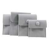 5pcs Flannelette Jewelry Pouch Gift Bags for Bracelet Necklace Earrings Rings