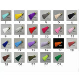 5pcs Ice Silk Tassel Trim Key Chain Pendants Craft Keyring DIY