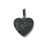 5pcs LOVE Letters Heart Charms for Bracelet Necklace Pendant