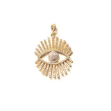 5pcs Large Zirconia Evil Eye Charm for Bracelet Necklace Bangle