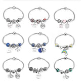 5pcs/Lot 3MM Stainless Steel Snake Bone Chain Bracelet DIY Jewelry