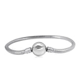 5pcs/Lot 3MM Stainless Steel Snake Bone Chain Bracelet DIY Jewelry