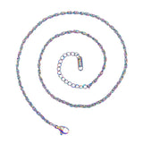 5pcs Stainless Steel Double Buckle Chain for Jewelry Making