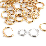 5pcs Stainless Steel Earring Hoop Hook Connectors for DIY Jewelry
