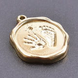 5pcs Butterfly Charm Ojo Turco Stainless Steel Charms Jewelry Making Supplies