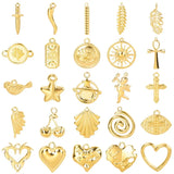 5pcs/Lot Evil Eye/Cross Charms Heart Angel Pendants For Jewelry Making