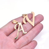 5pcs Stainless Steel Letters Charms for Jewelry Making Pendant