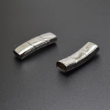 5pcs 10*5mm Stainless Steel Magnetic Clasp Leather Cord Clasps DIY Bracelets