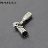 5pcs 5mm Stainless Steel Clasps Hooks for Leather Cord Bracelet