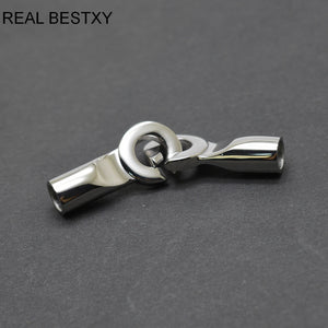 5pcs 5mm Stainless Steel Clasps Hooks for Leather Cord Bracelet
