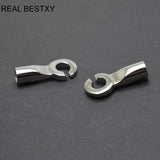 5pcs 5mm Stainless Steel Clasps Hooks for Leather Cord Bracelet