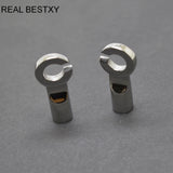 5pcs 5mm Stainless Steel Clasps Hooks for Leather Cord Bracelet