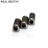 5pcs/Lot Carbon Fiber Magnetic Clasps DIY Bracelet Making