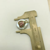 Baroque Pearl Paste Micro CZ Pave Ladybug Charm for Jewelry Making