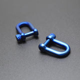 5pcs Matte Stainless Steel D Shackle With Screw Pin Anchor
