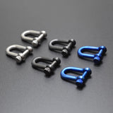 5pcs Matte Stainless Steel D Shackle With Screw Pin Anchor