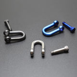 5pcs Matte Stainless Steel D Shackle With Screw Pin Anchor