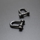 5pcs Matte Stainless Steel D Shackle With Screw Pin Anchor